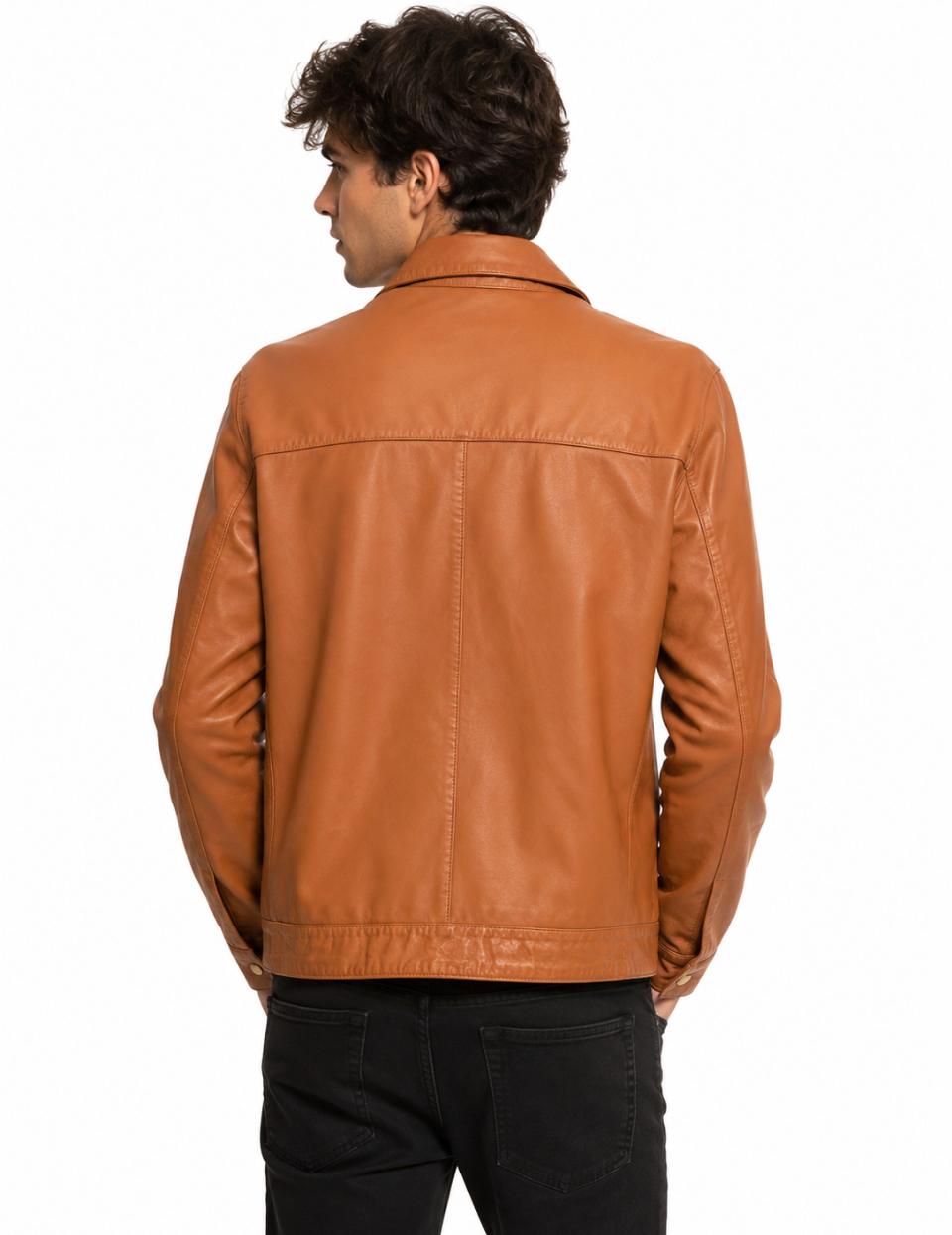 Chaqueta de cuero hombre Alberto