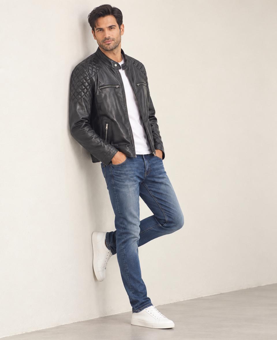 Chaqueta de cuero hombre Milano
