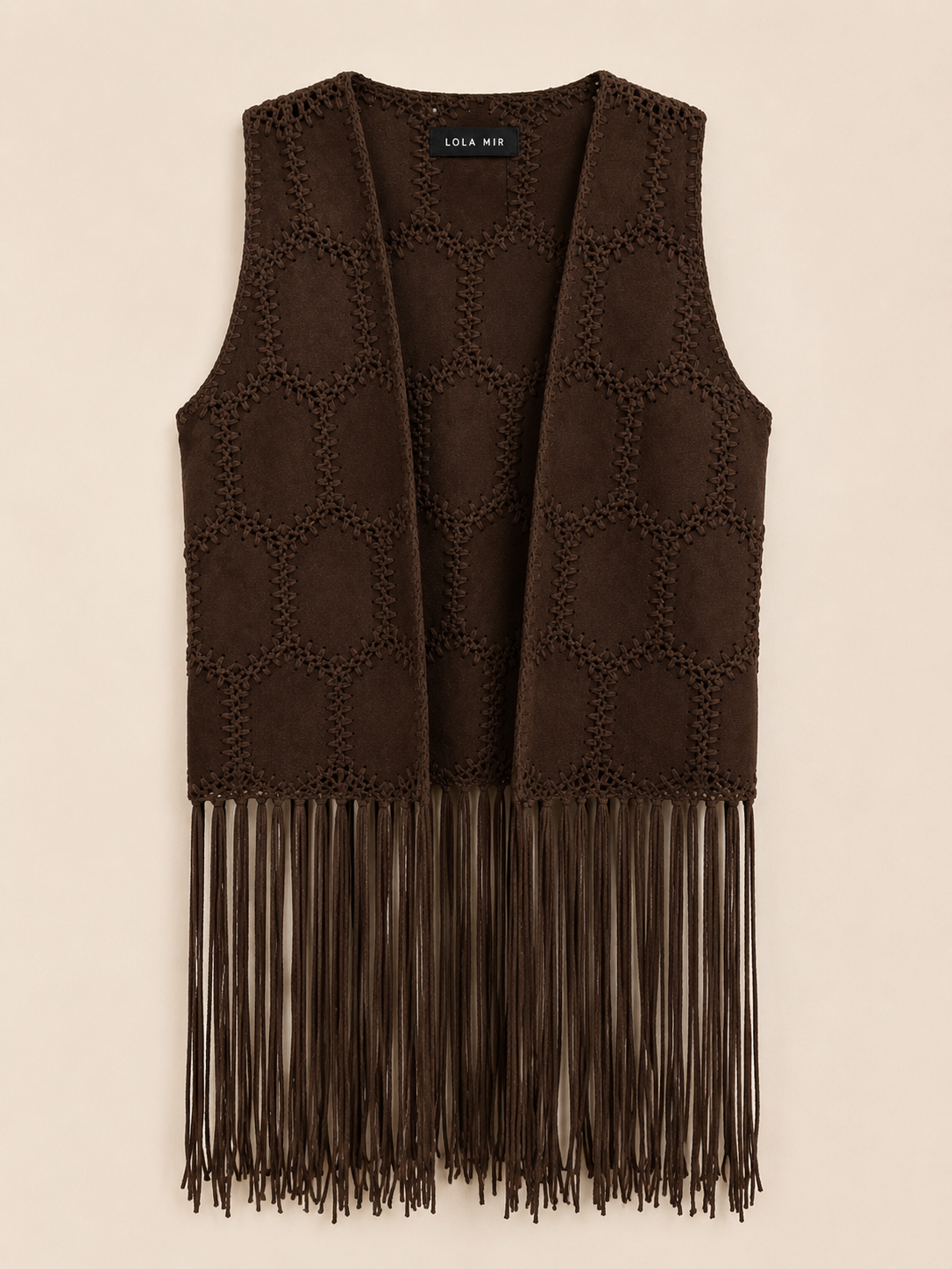 Gillet Sofía con flecos