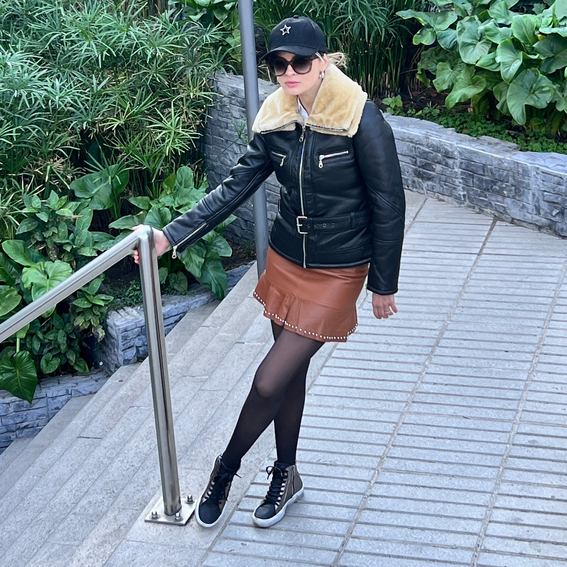 Falda de cuero Paula