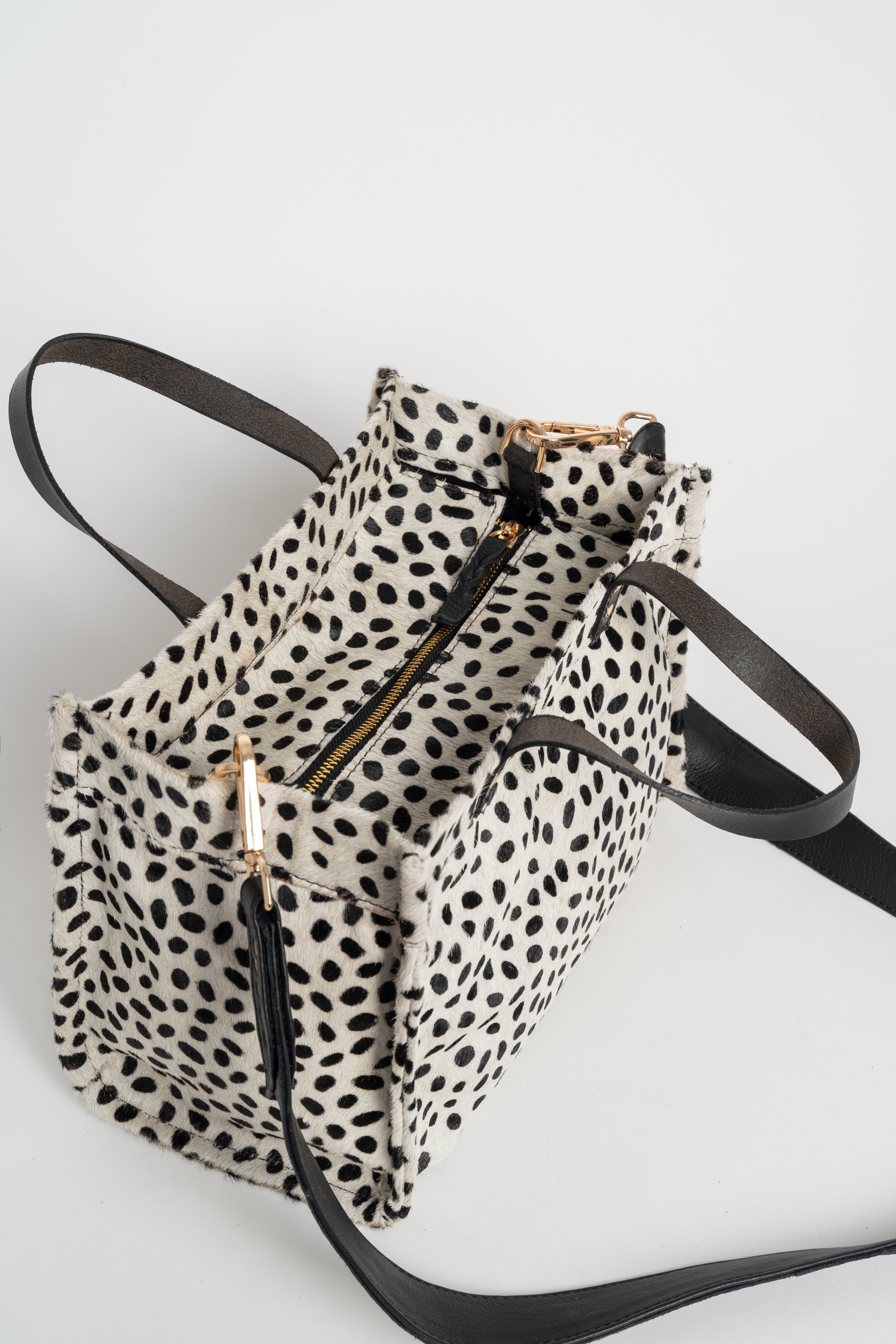 Cartera de cuero Shopper Sara
