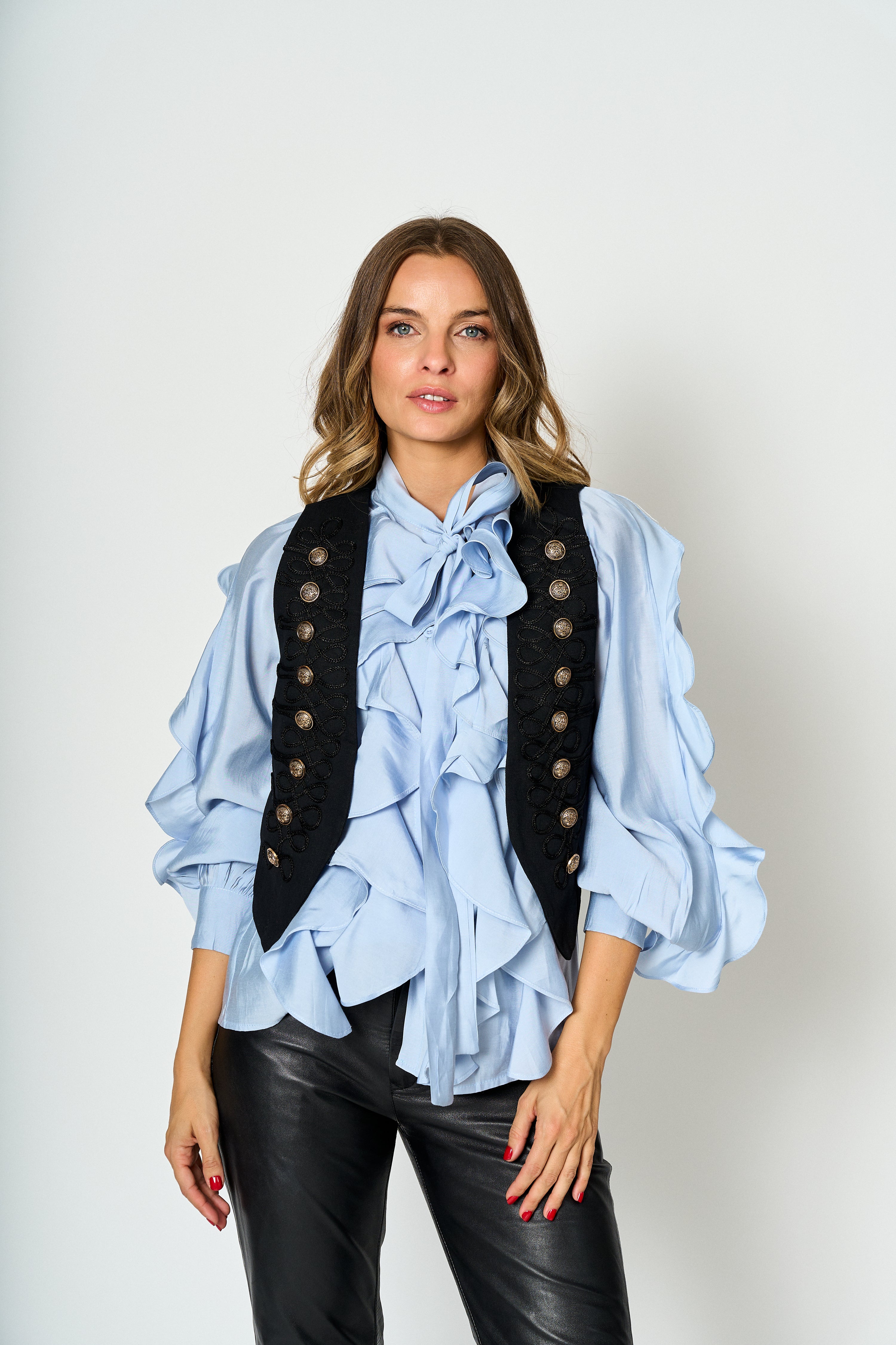 Blusa Rafaella con vuelos