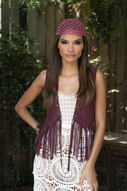 Gorro casquette Crochet