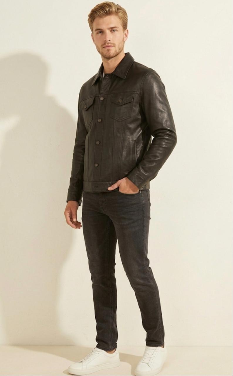 Chaqueta de cuero hombre Martin