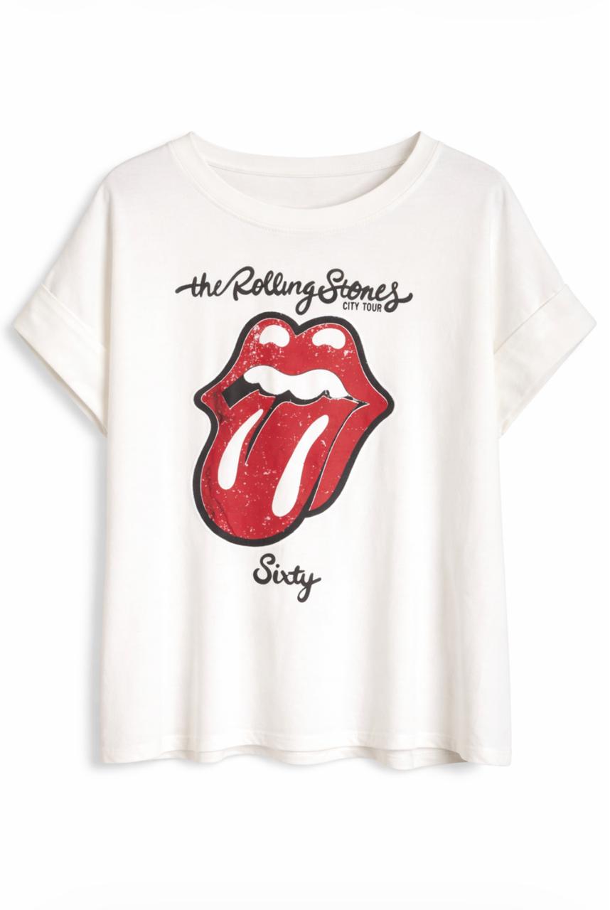 Polera algodón Rolling Stones