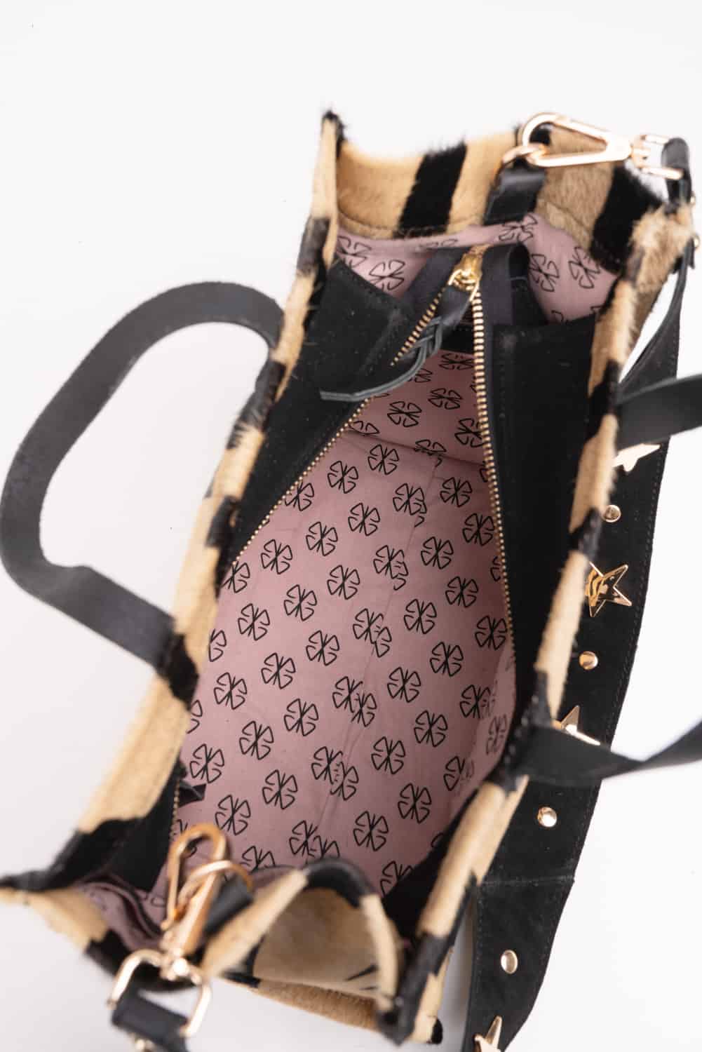 Cartera de cuero Shopper Sara
