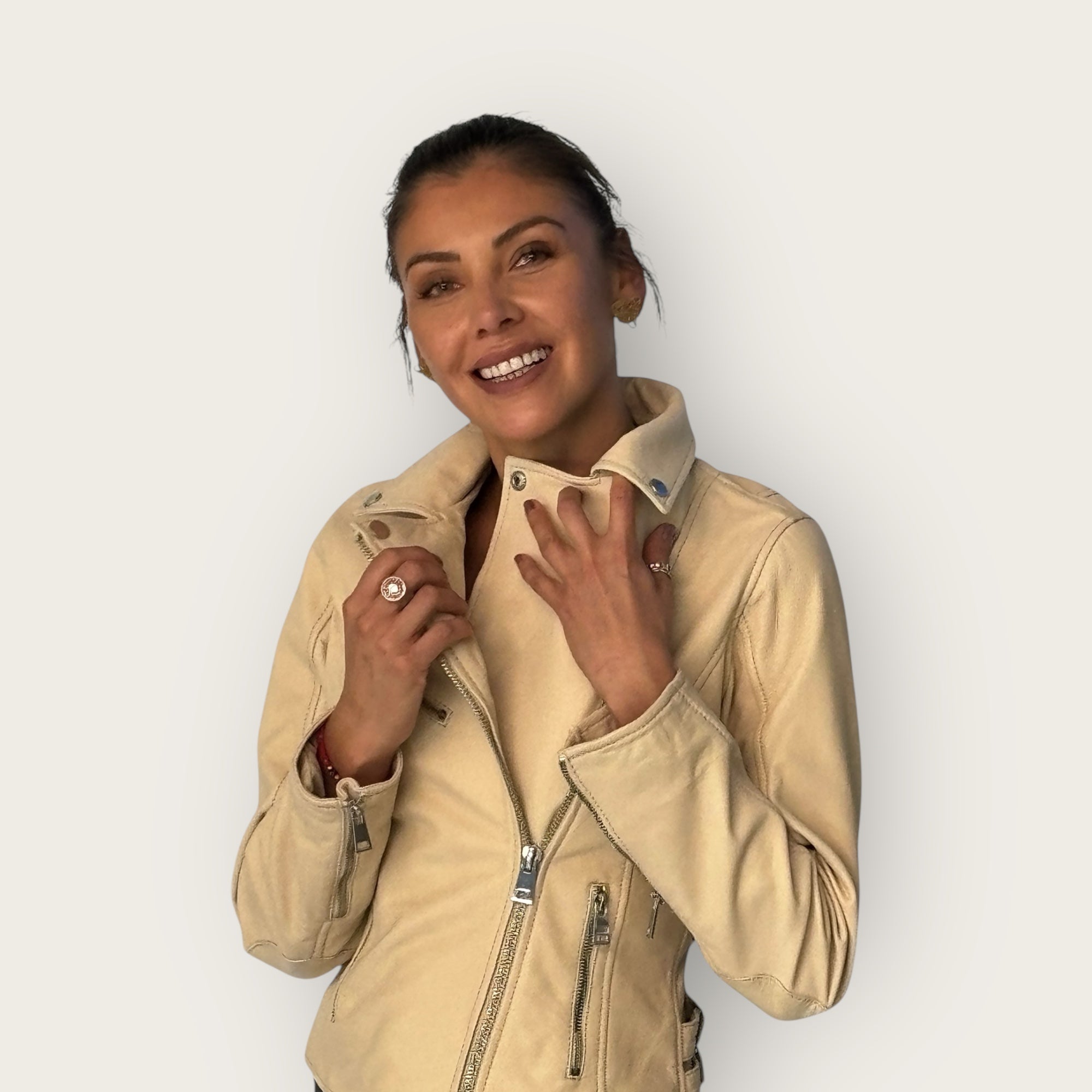 Chaqueta de cuero Victoria