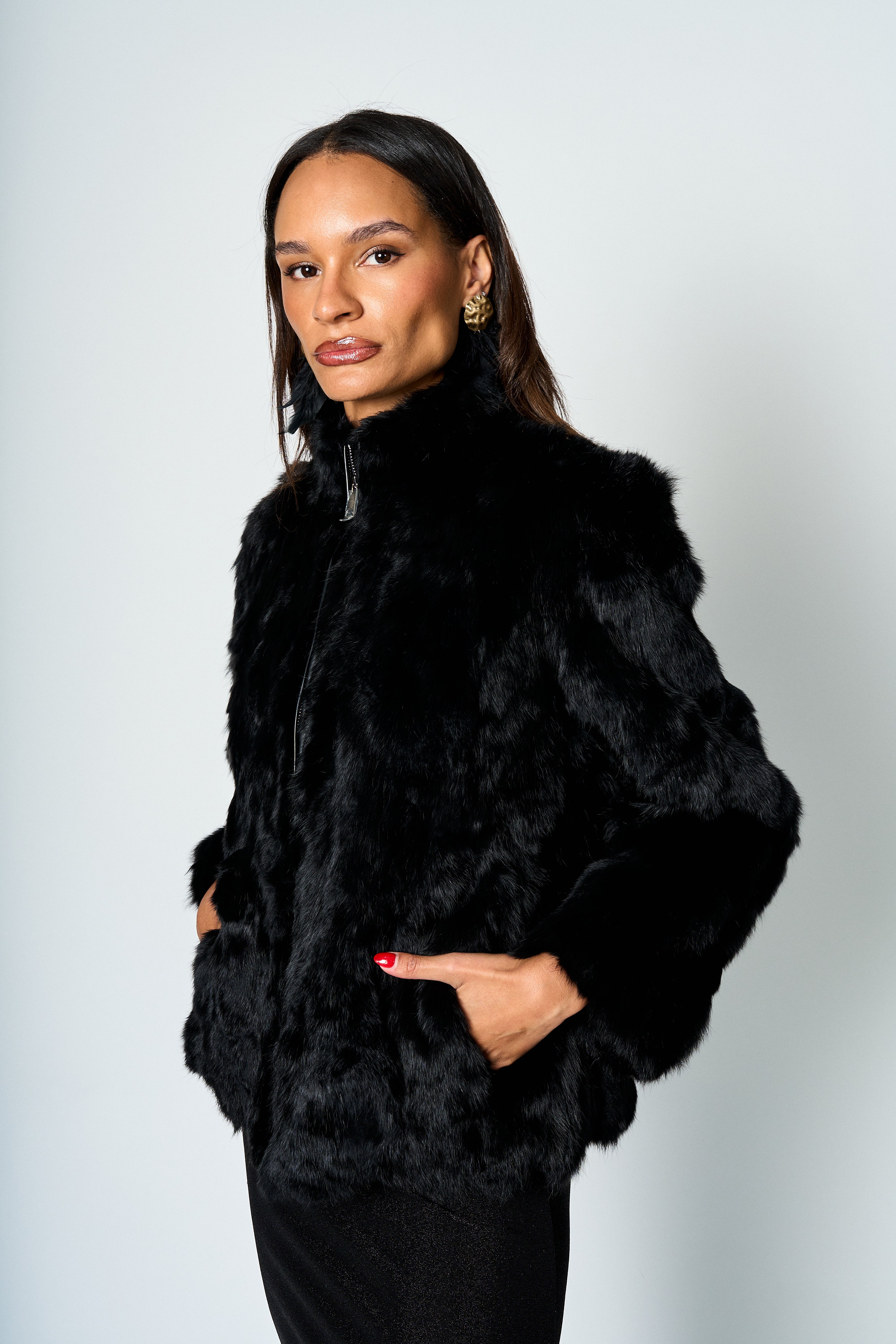 Chaqueta de piel natural para mujer Daniela