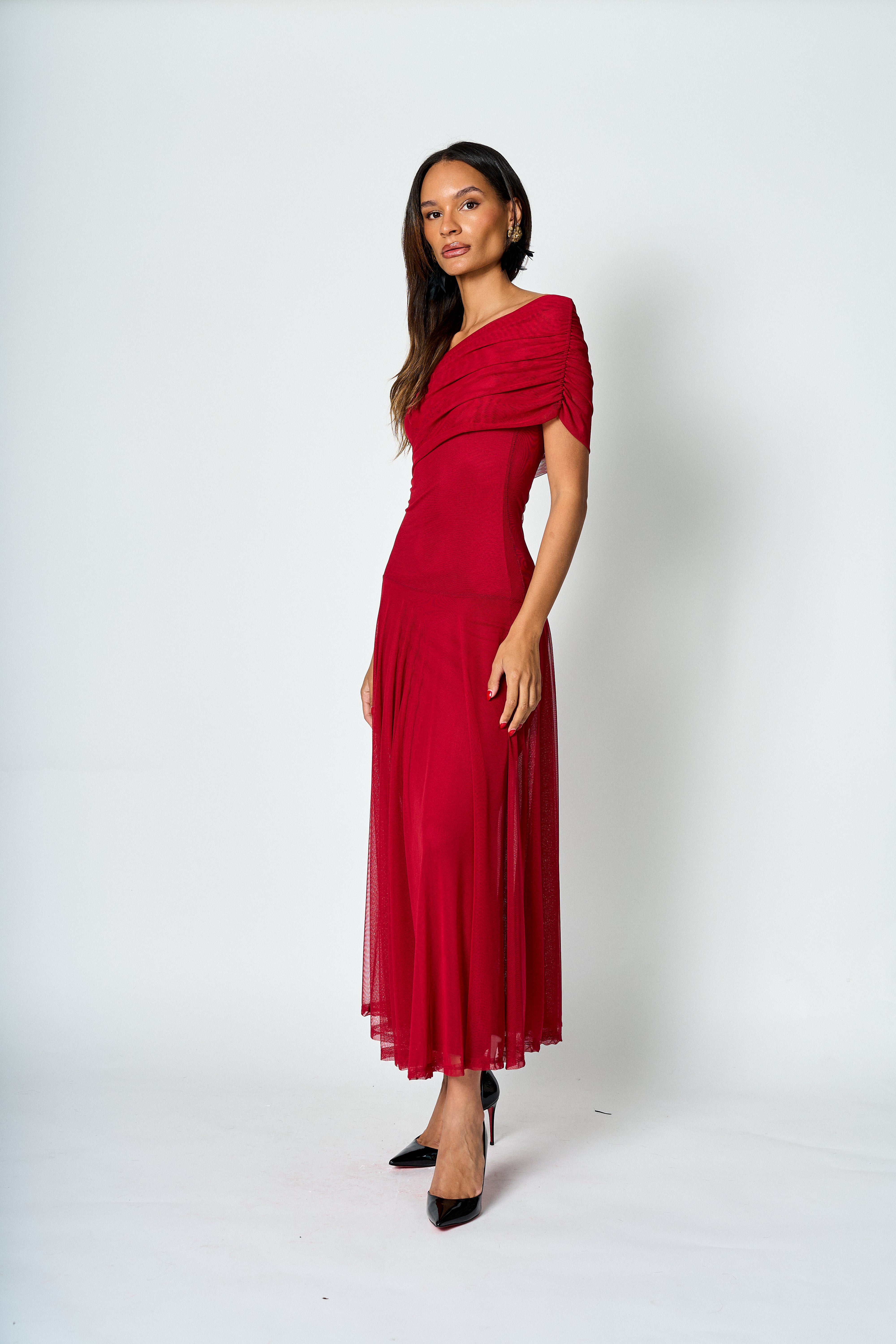 Vestido elegante midi Isidora