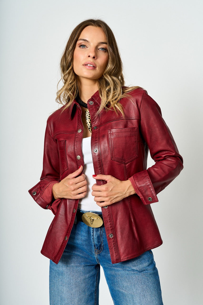 Camisa de cuero Jacinta