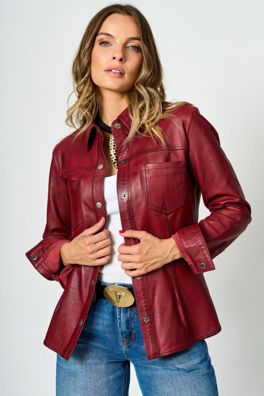 Camisa de cuero Jacinta
