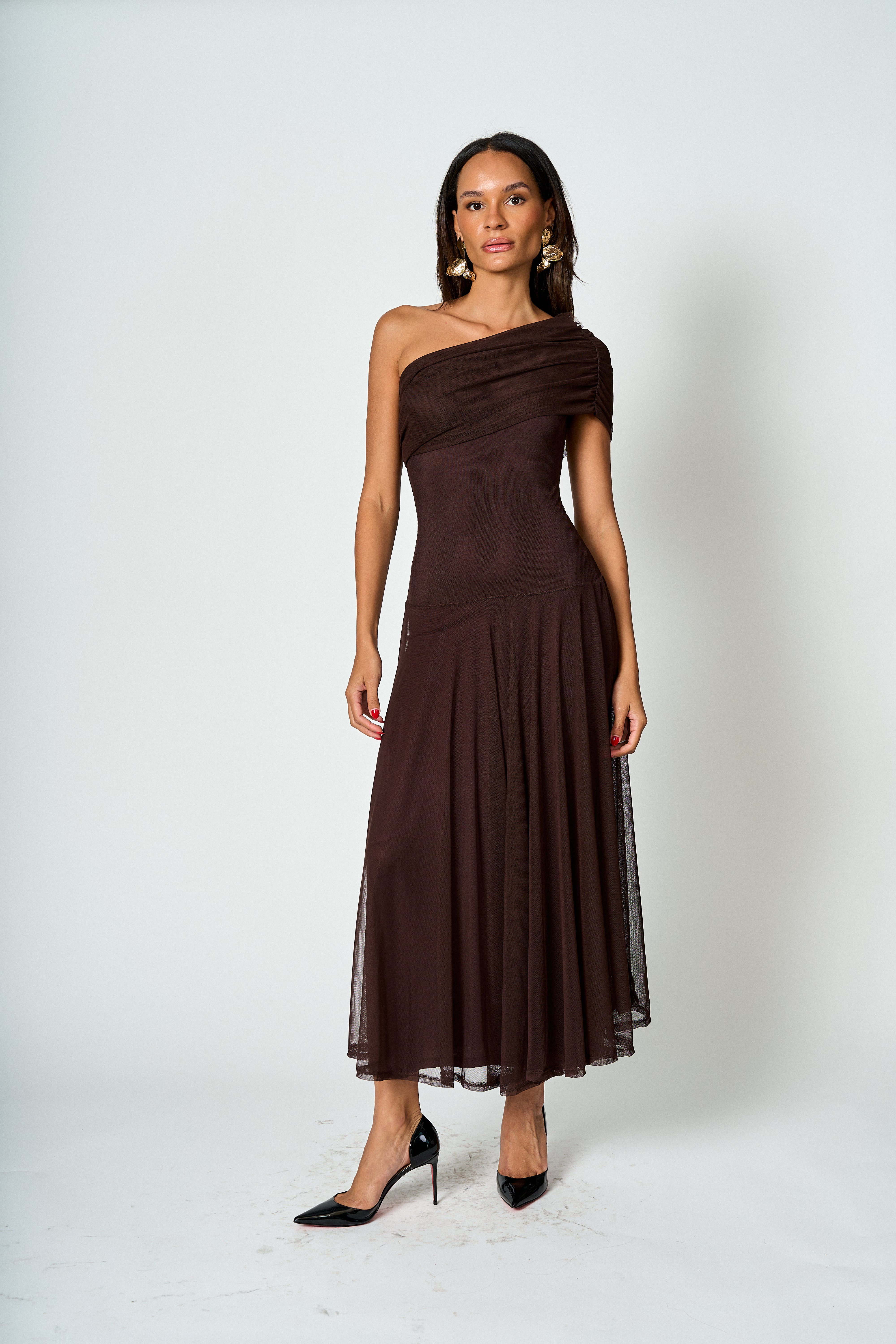 Vestido elegante midi Isidora