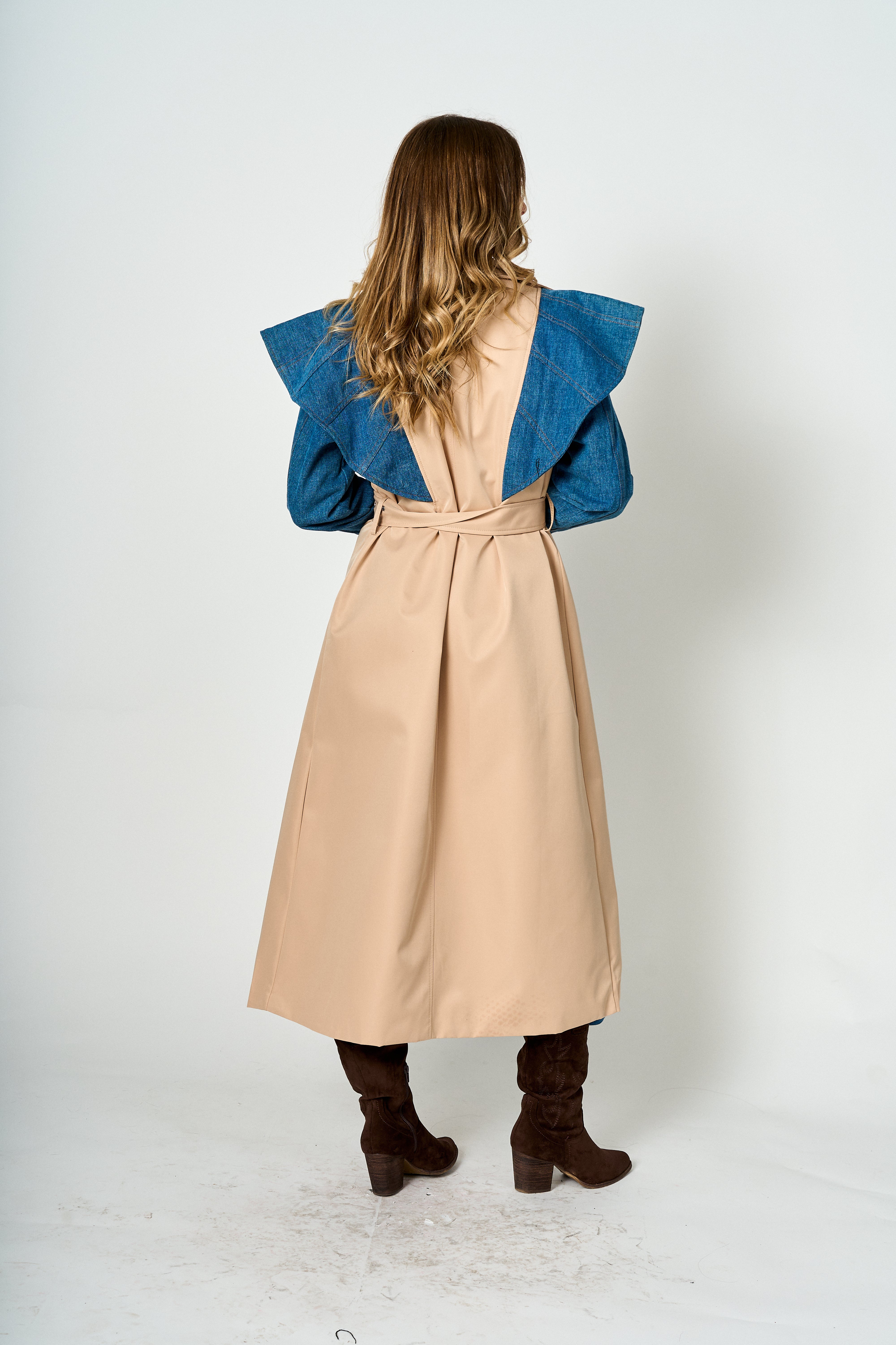 Trench gabardina beige Paula
