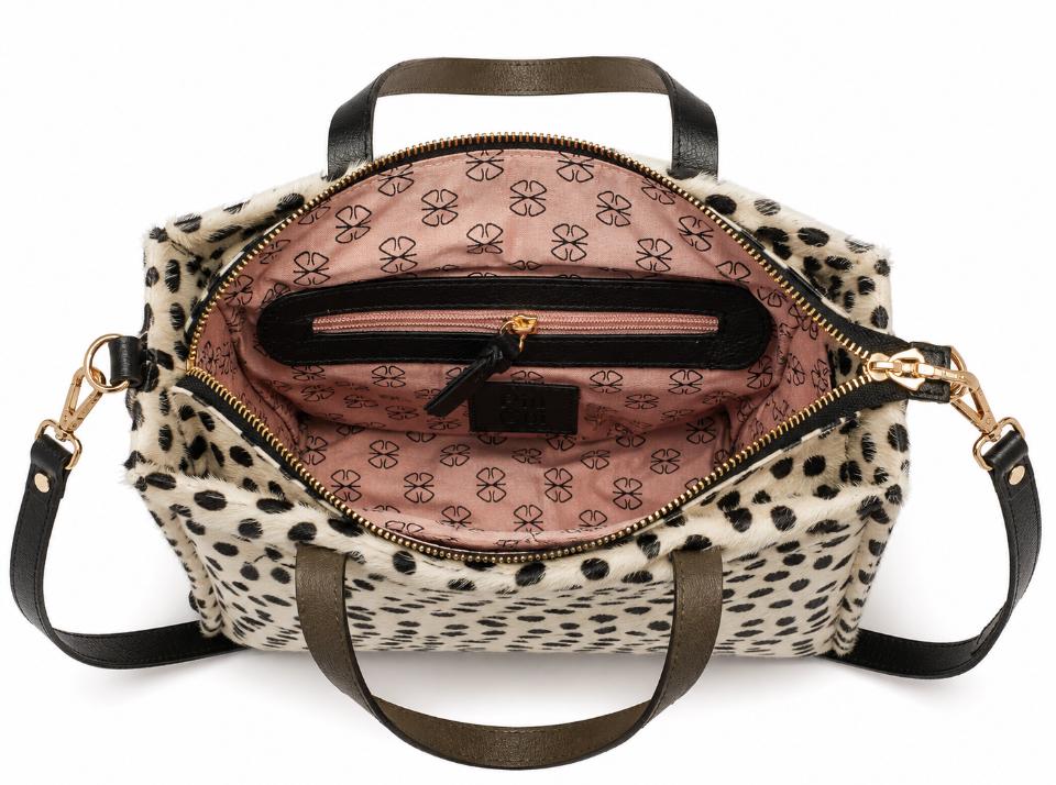 Cartera  de cuero Shopper Sara