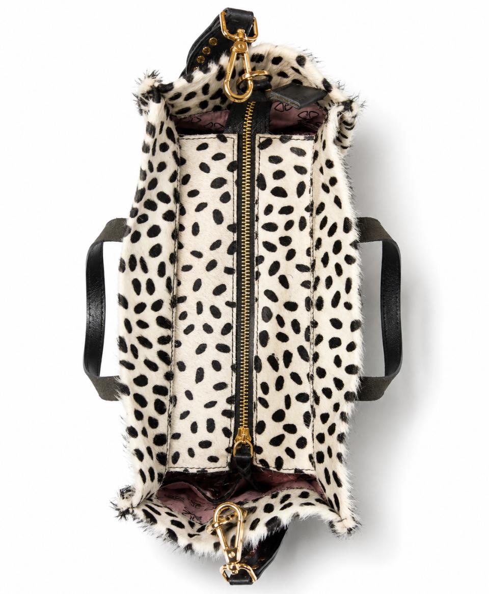 Cartera  de cuero Shopper Sara