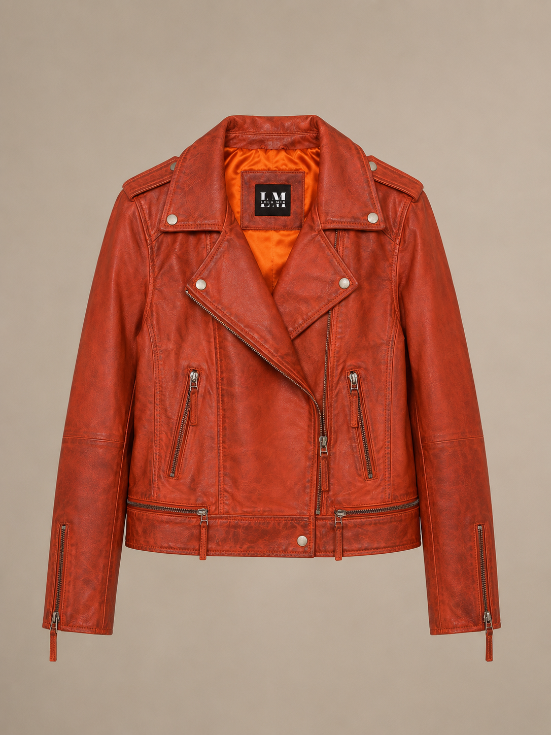 Chaqueta de cuero Sofia