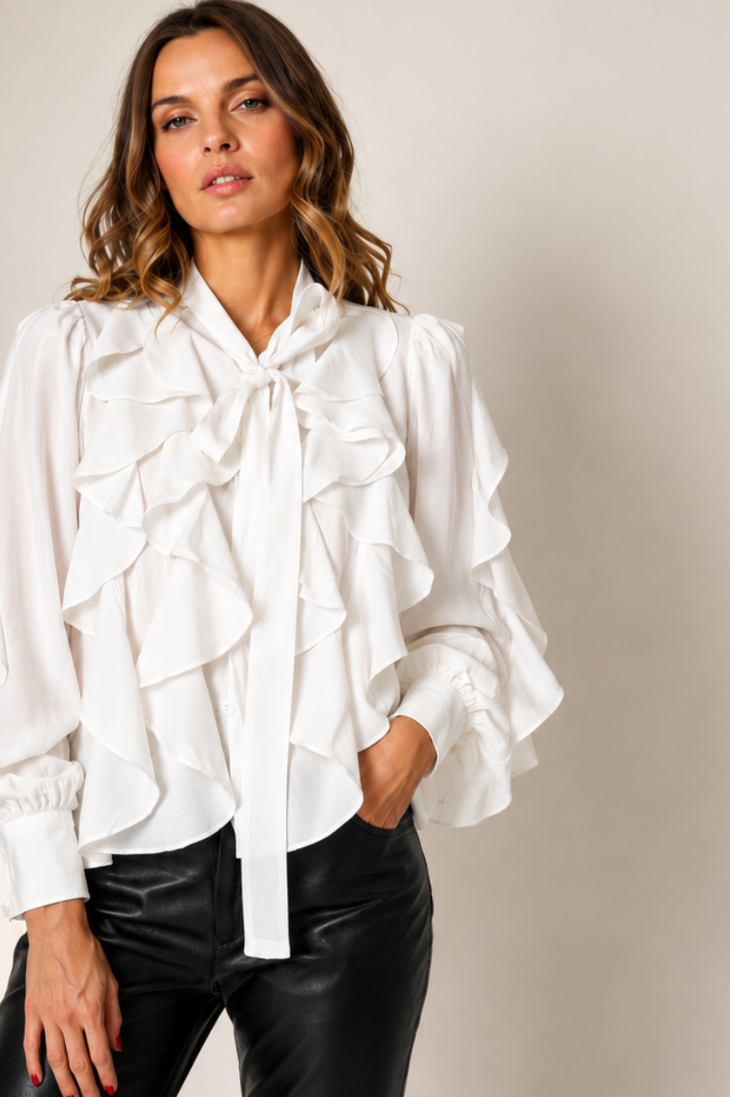Blusa Rafaella con vuelos