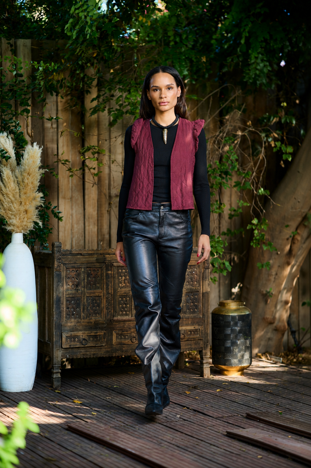 Pantalon de cuero Emma