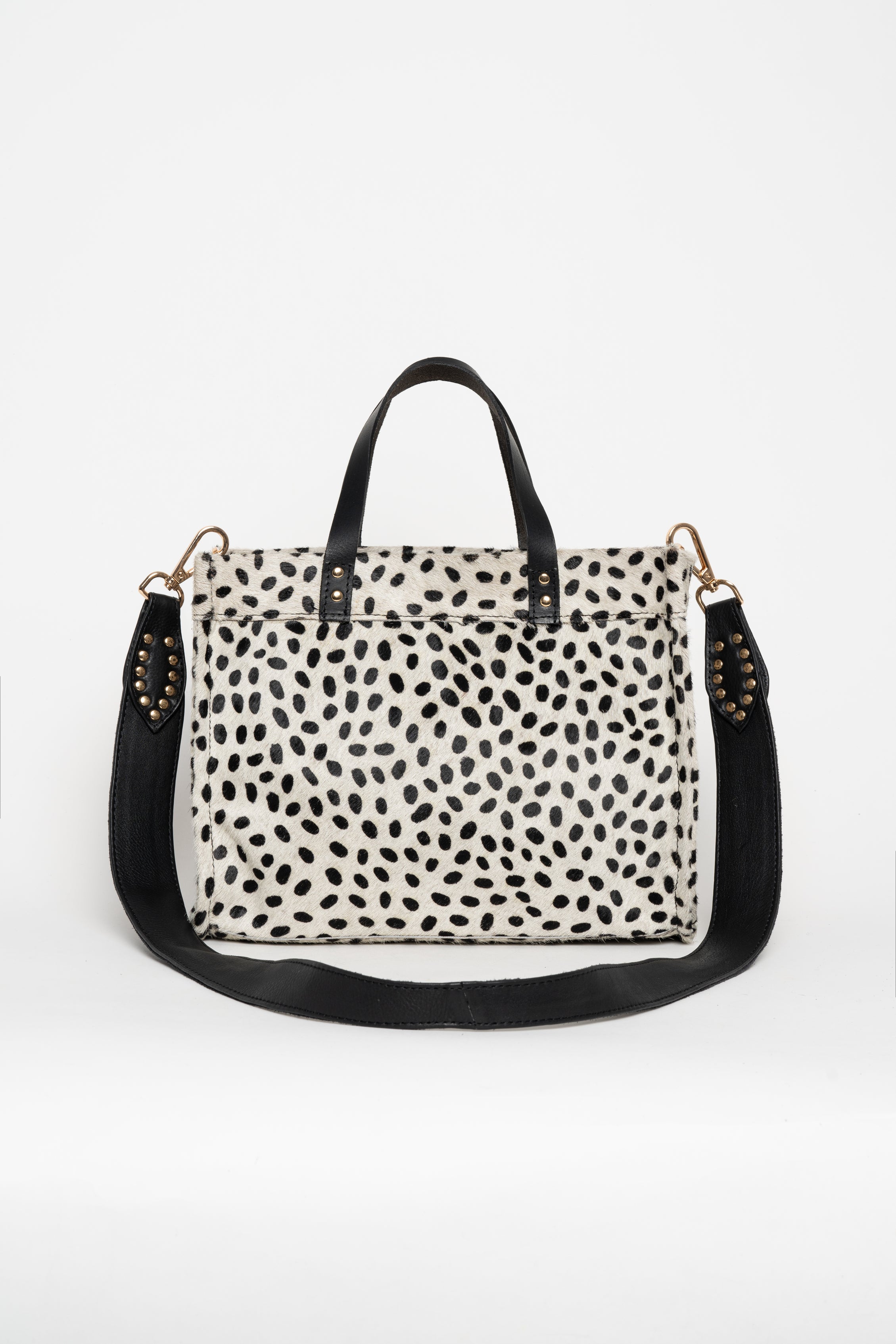Cartera  de cuero Shopper Sara