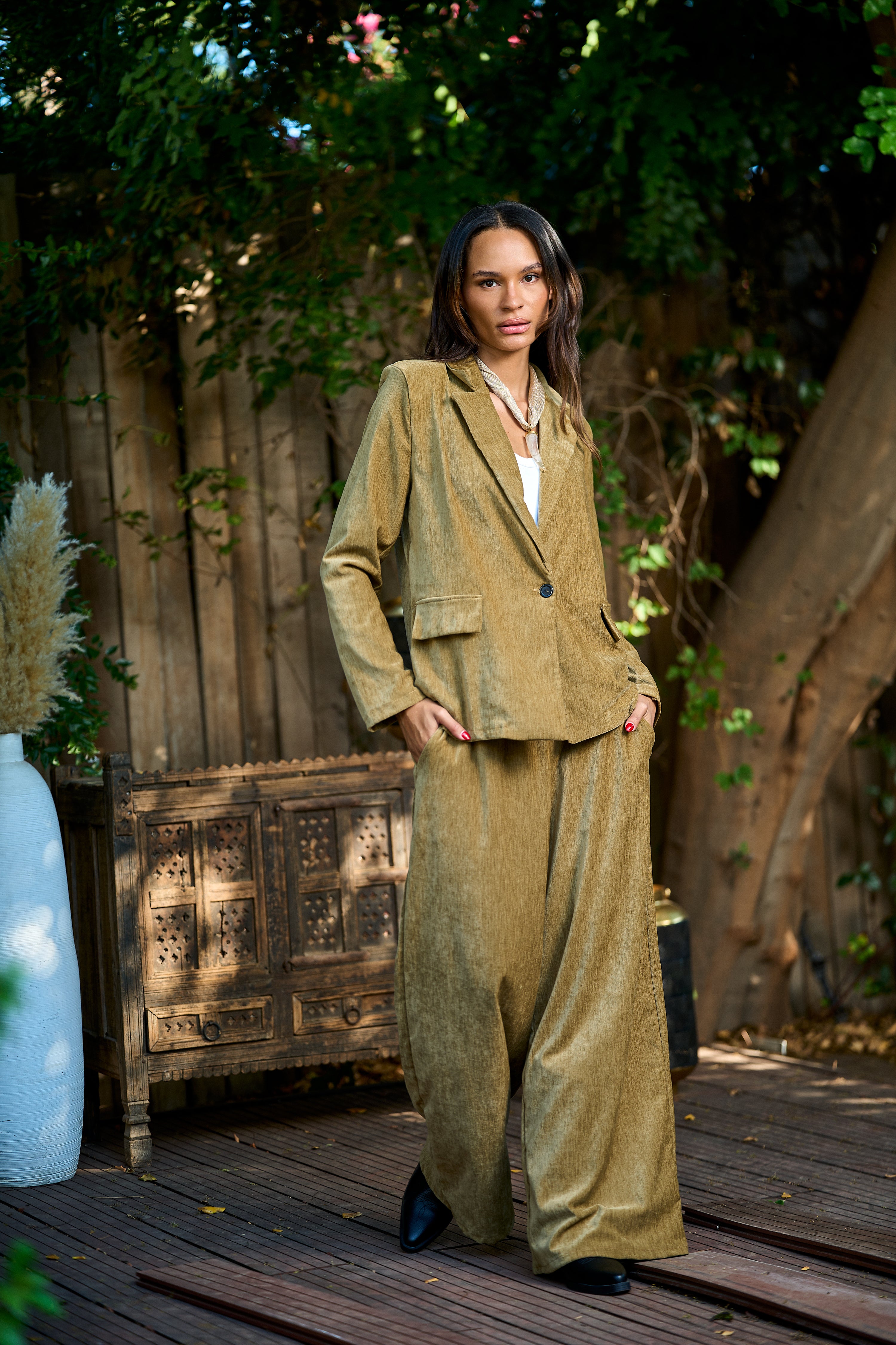 Conjunto Blazer y Pantalón  Maca