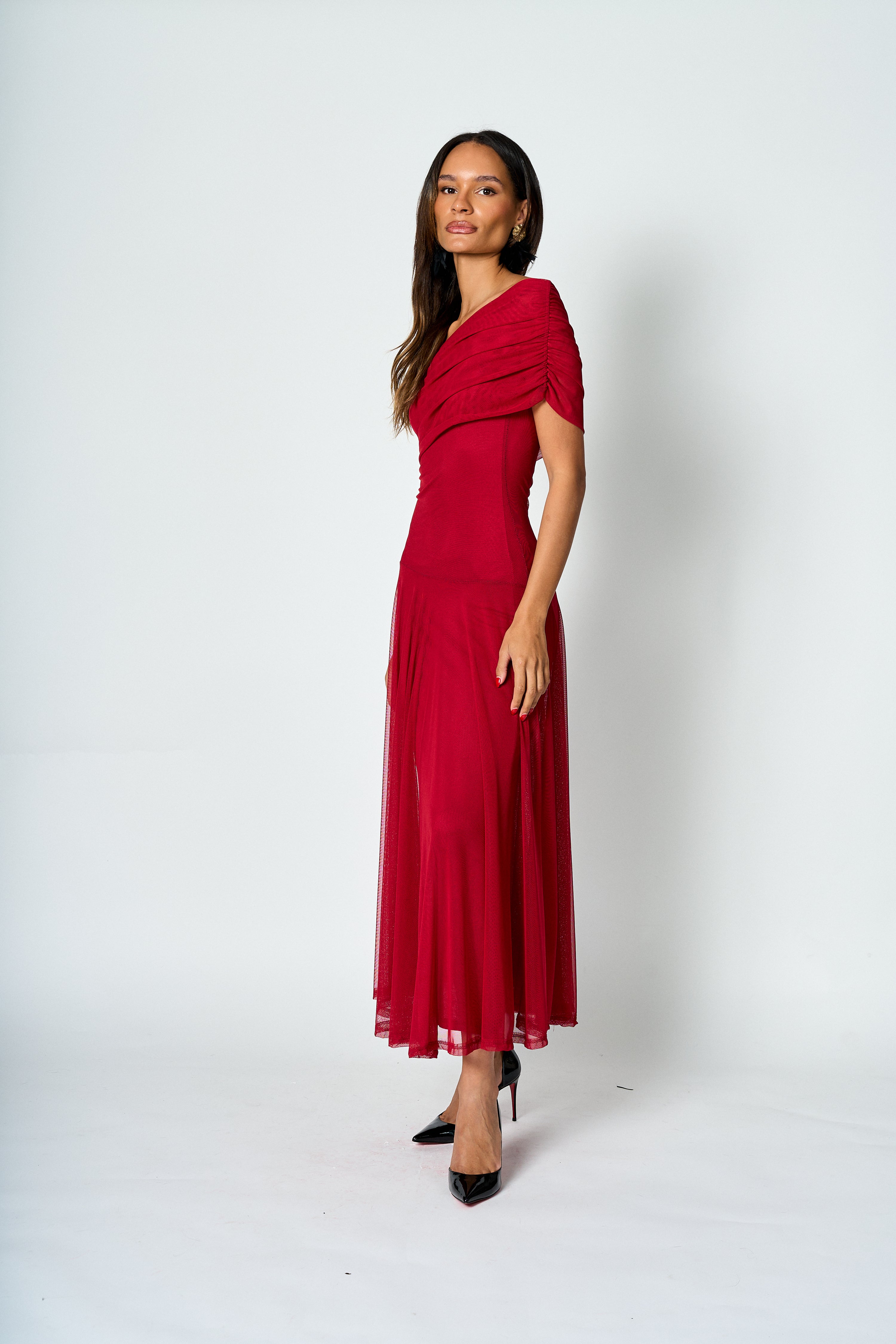 Vestido elegante midi Isidora