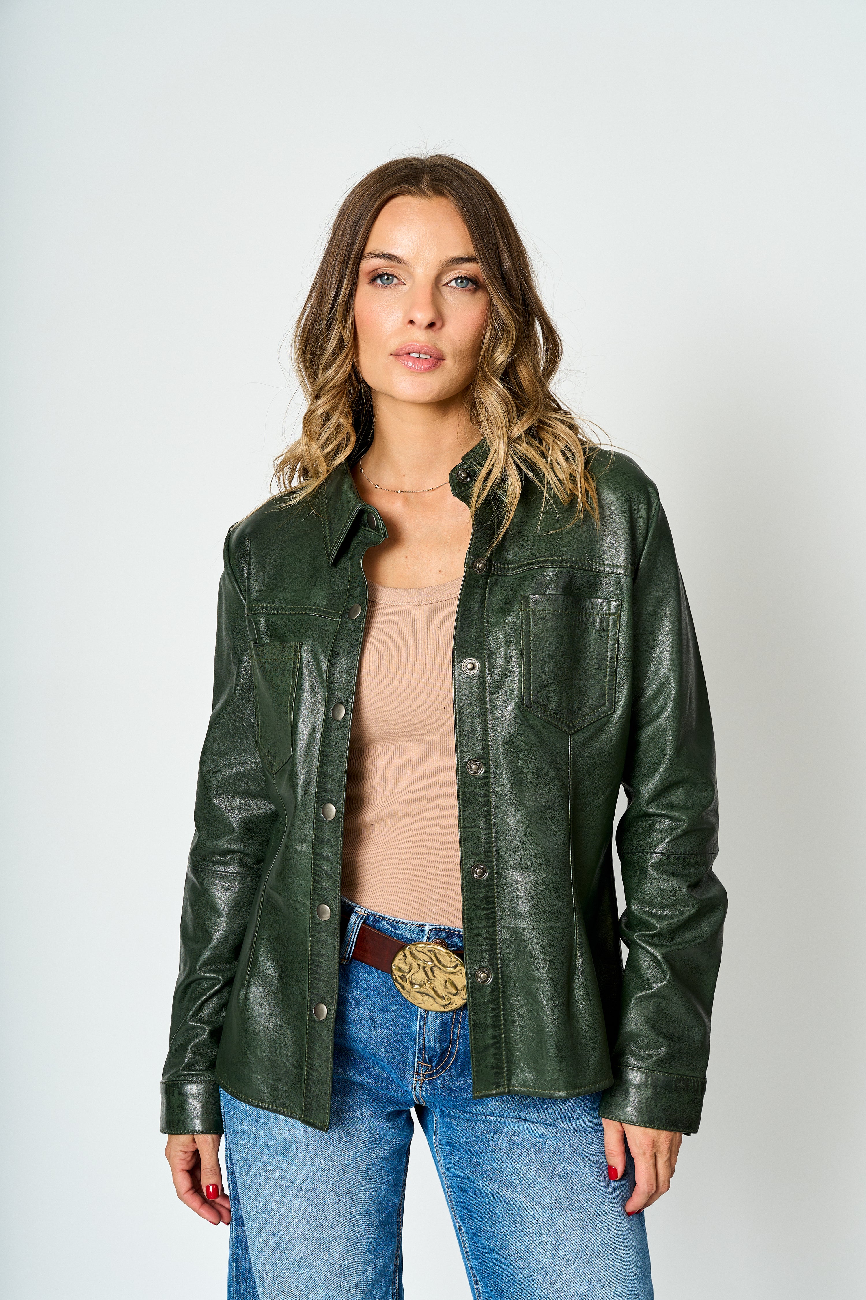 Camisa de cuero Jacinta