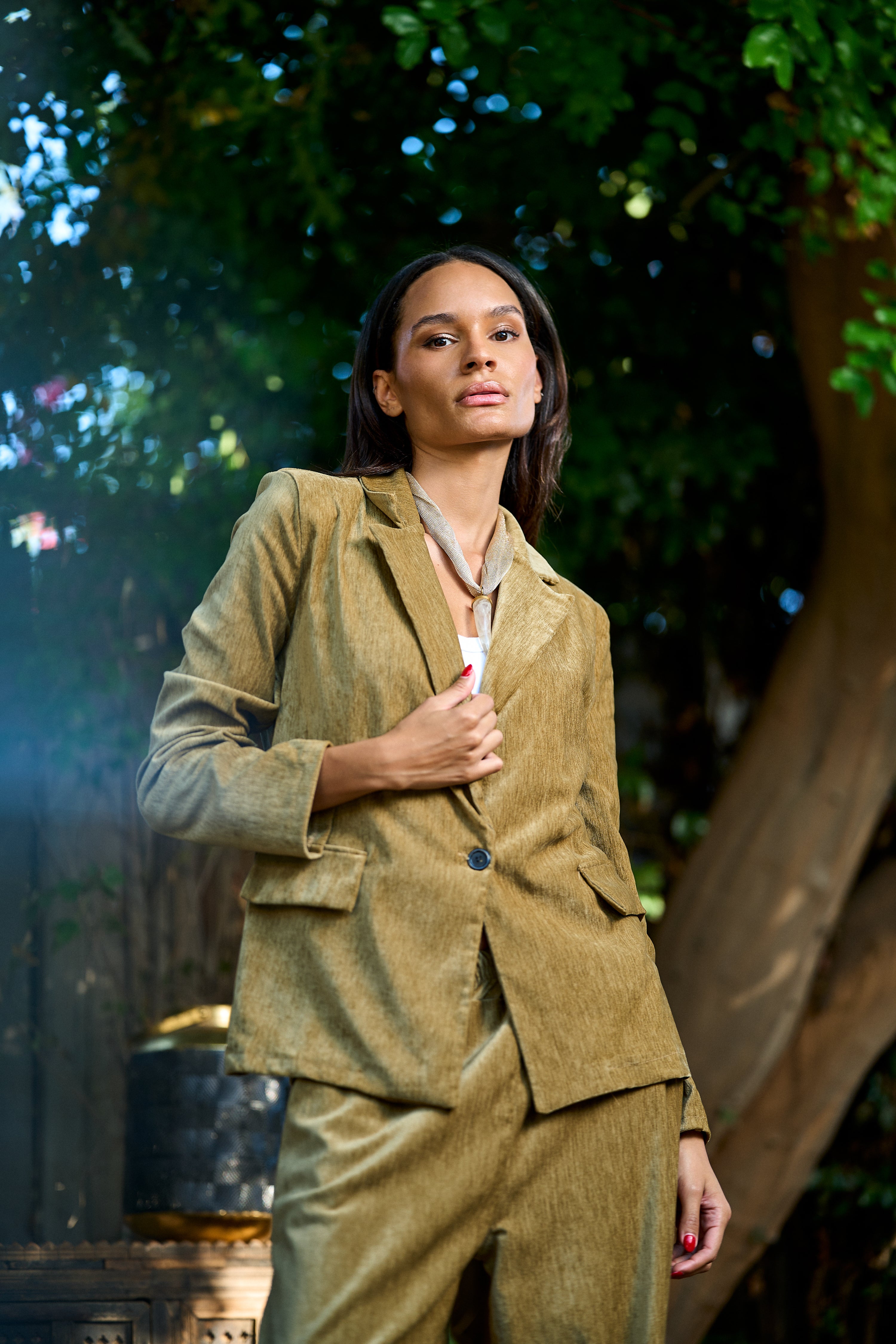 Conjunto Blazer y Pantalón  Maca