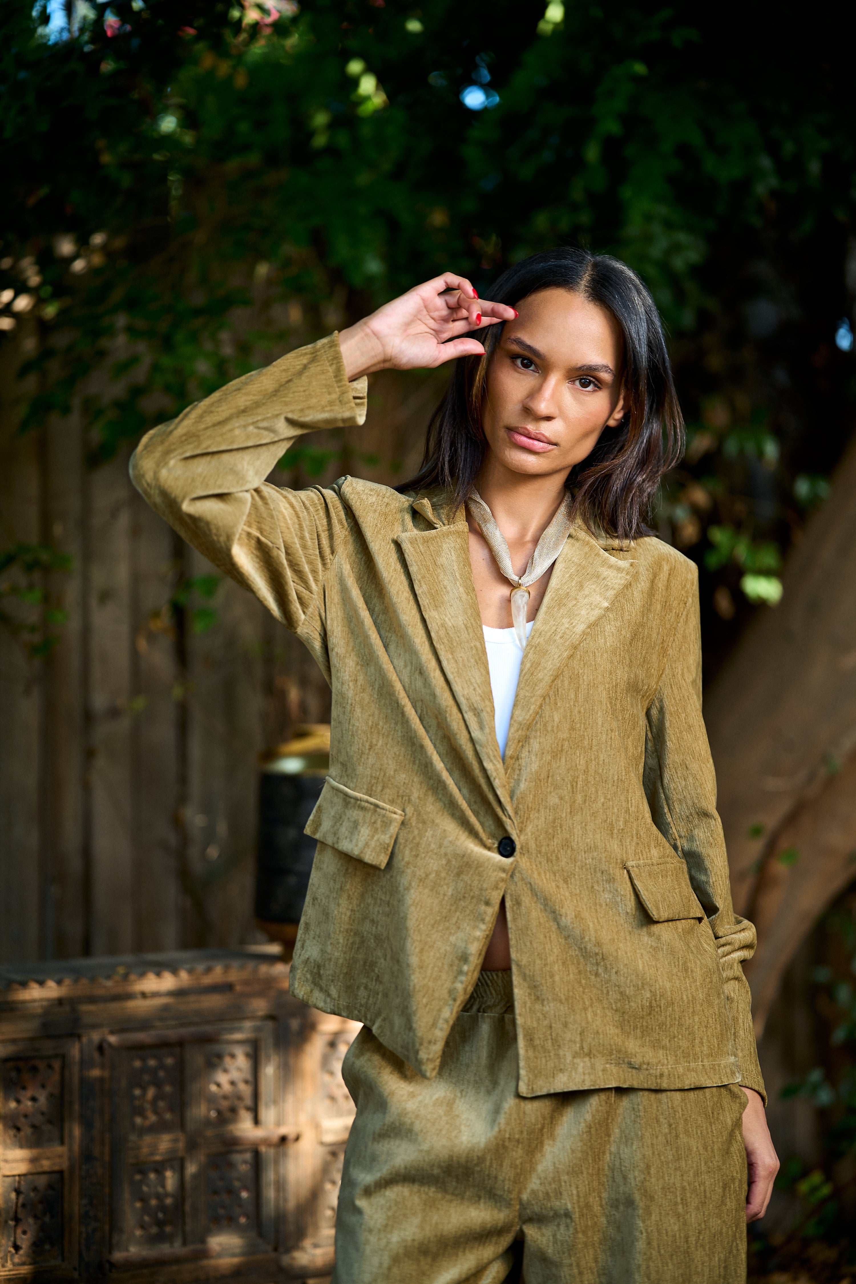Conjunto Blazer y Pantalón  Maca