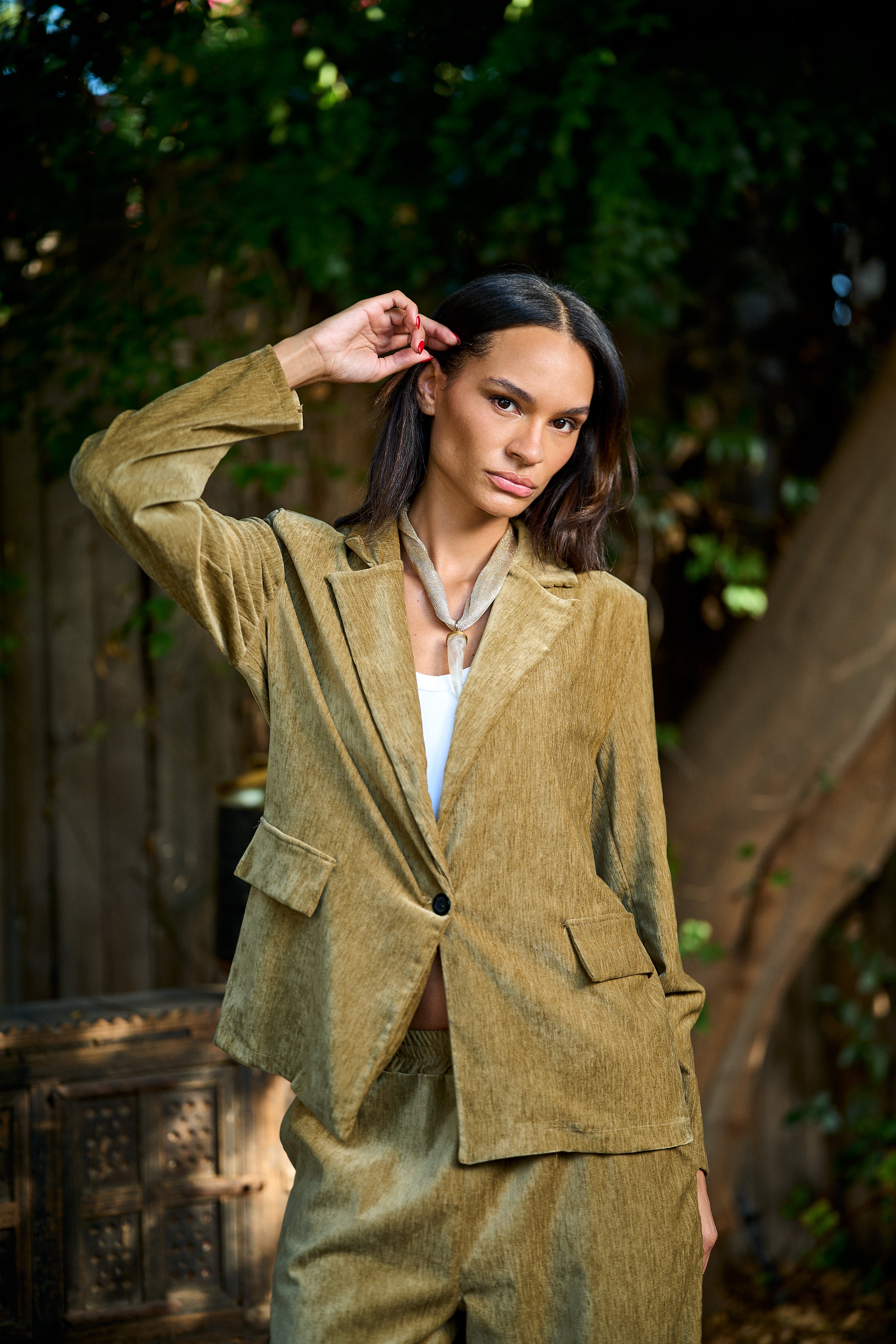 Conjunto Blazer y Pantalón  Maca