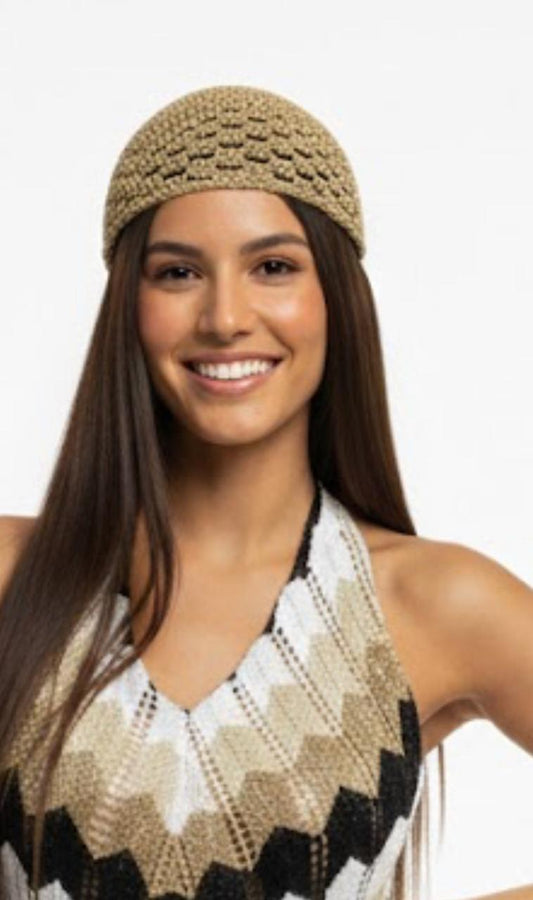 Gorro Casquete a Crochet