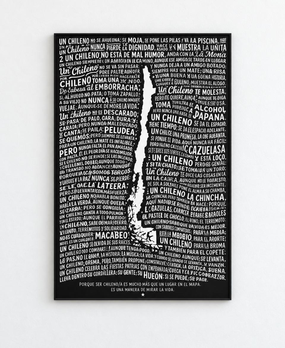 Poster Frases Chilenas