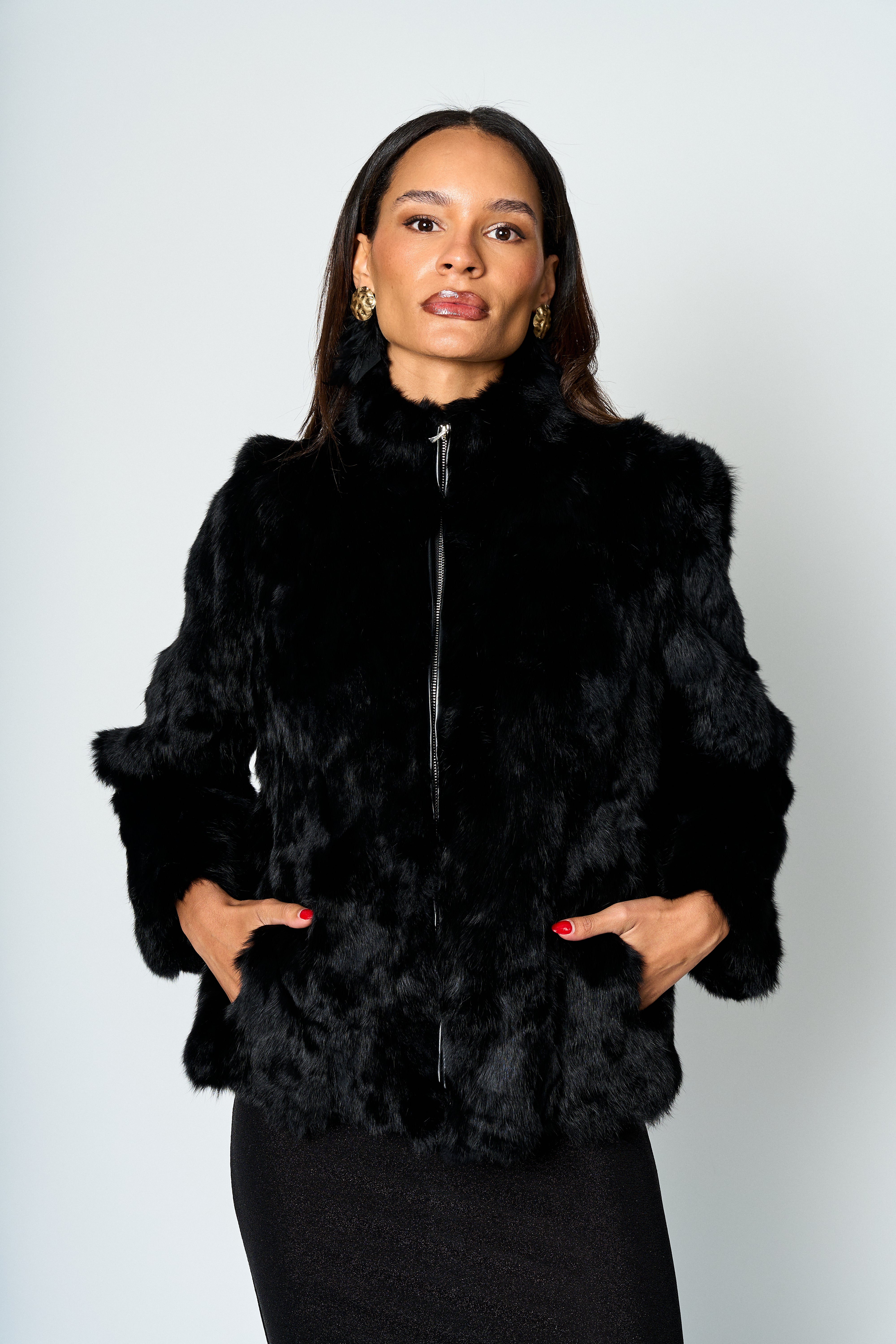 Chaqueta de piel natural para mujer Daniela