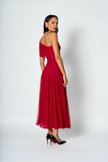Vestido elegante midi Isidora