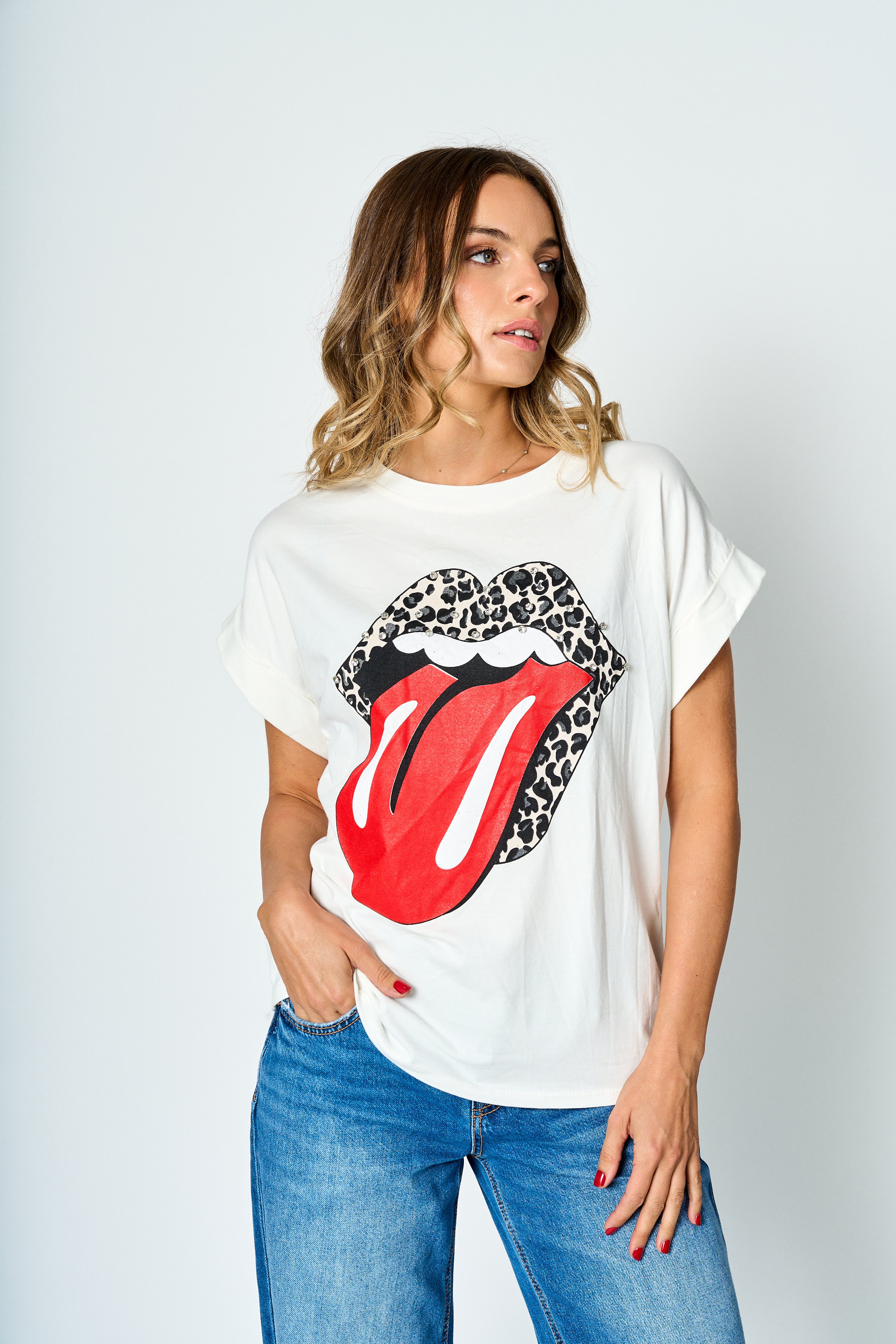 Polera algodón Rolling Stones