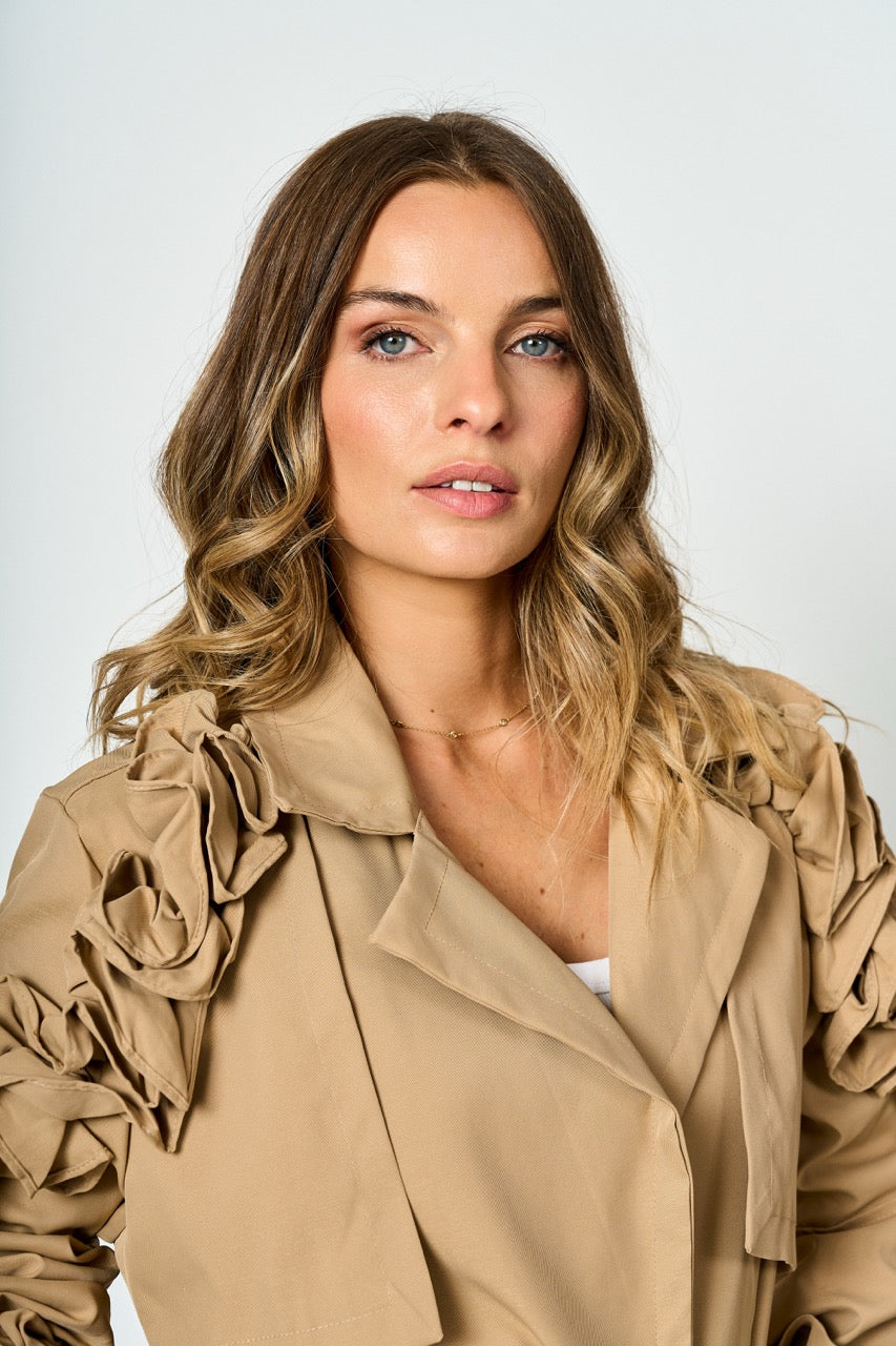 Trench gabardina beige Catalina
