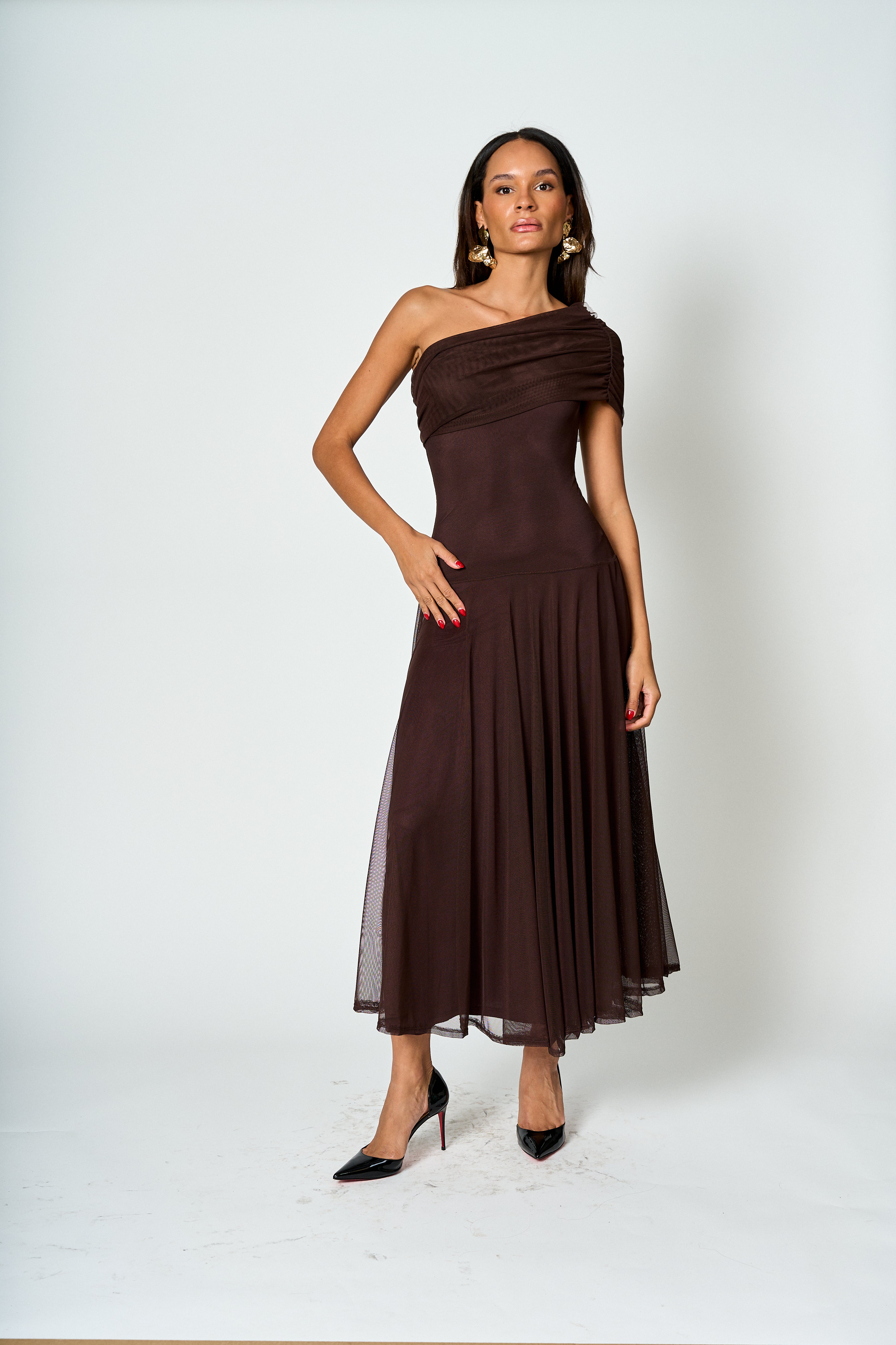 Vestido elegante midi Isidora