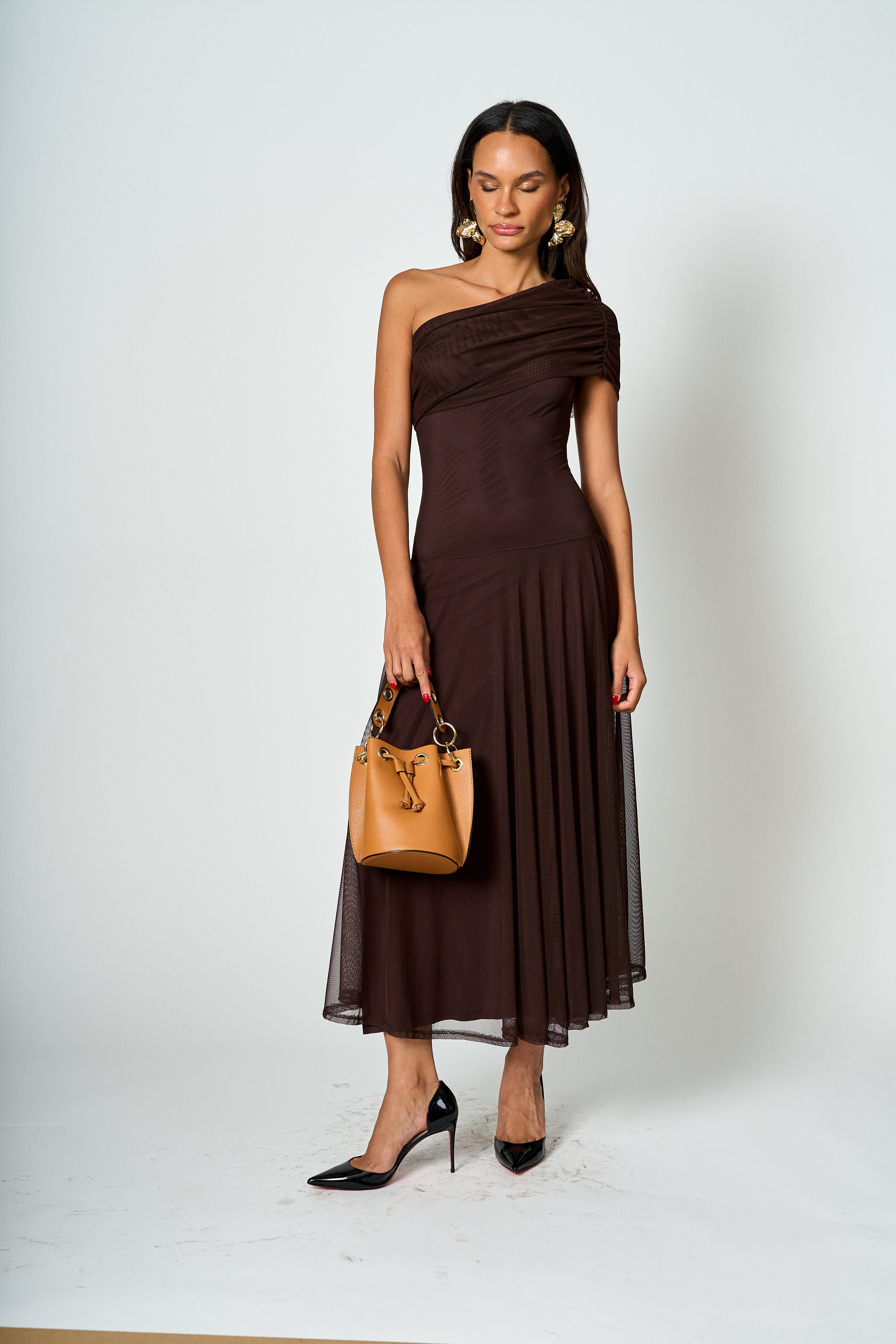 Vestido elegante midi Isidora
